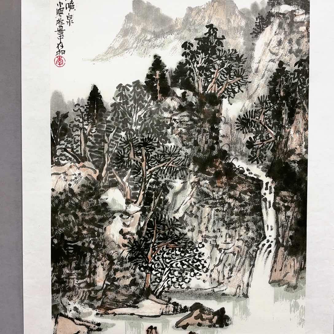 绘画国画纯手绘作品请放心去藏