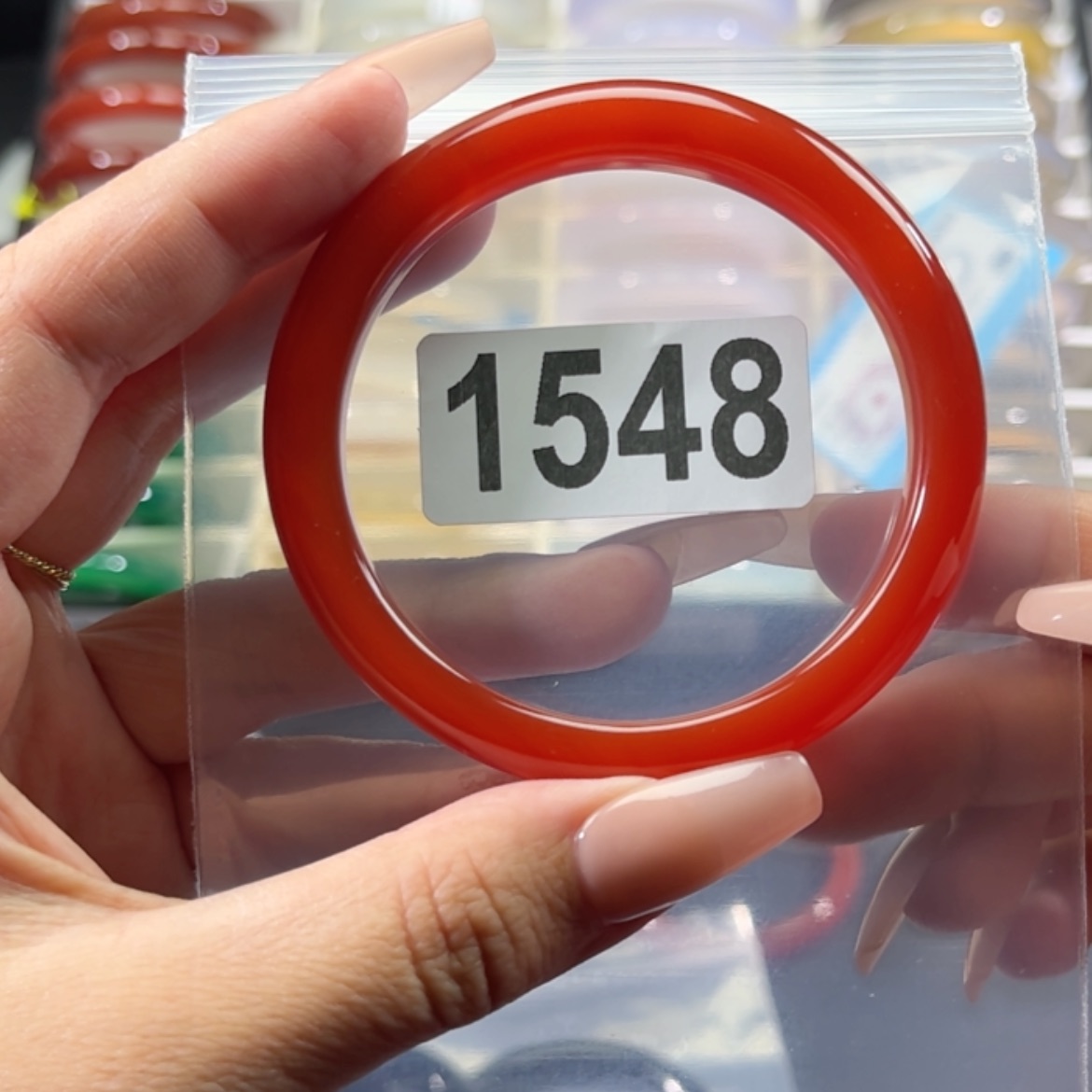 【闪购商品】玛瑙/玉髓手镯未镶嵌丫*56