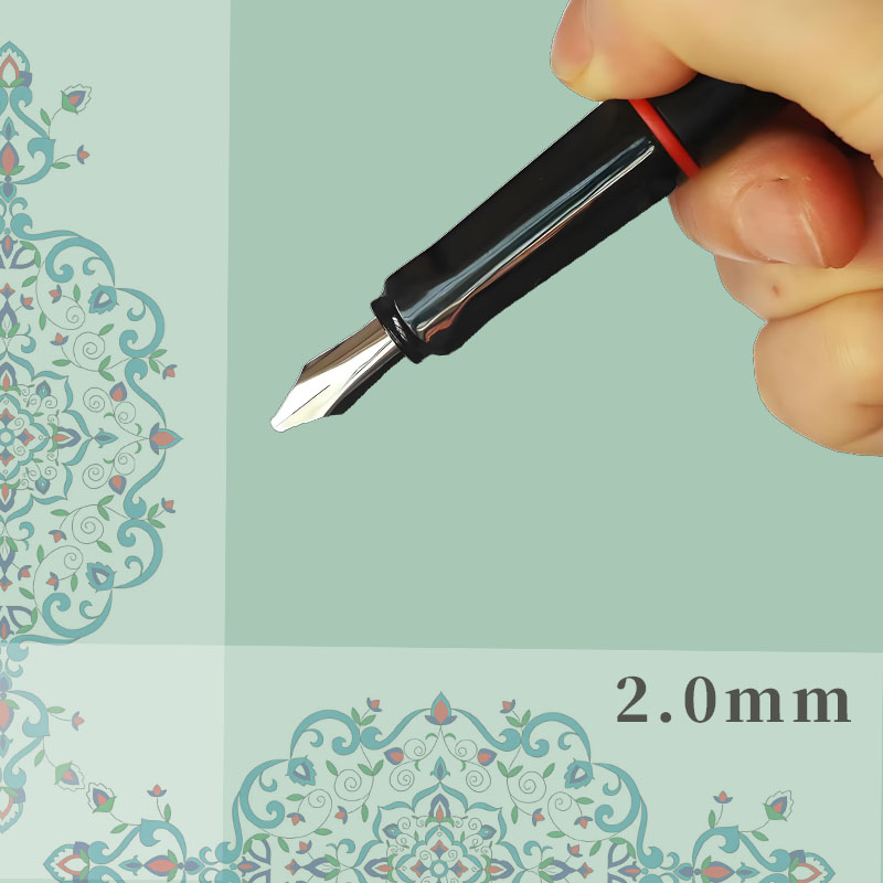  穆芯阁1支书法出墨斜尖笔钢笔墨笔专用钢笔耐用流畅