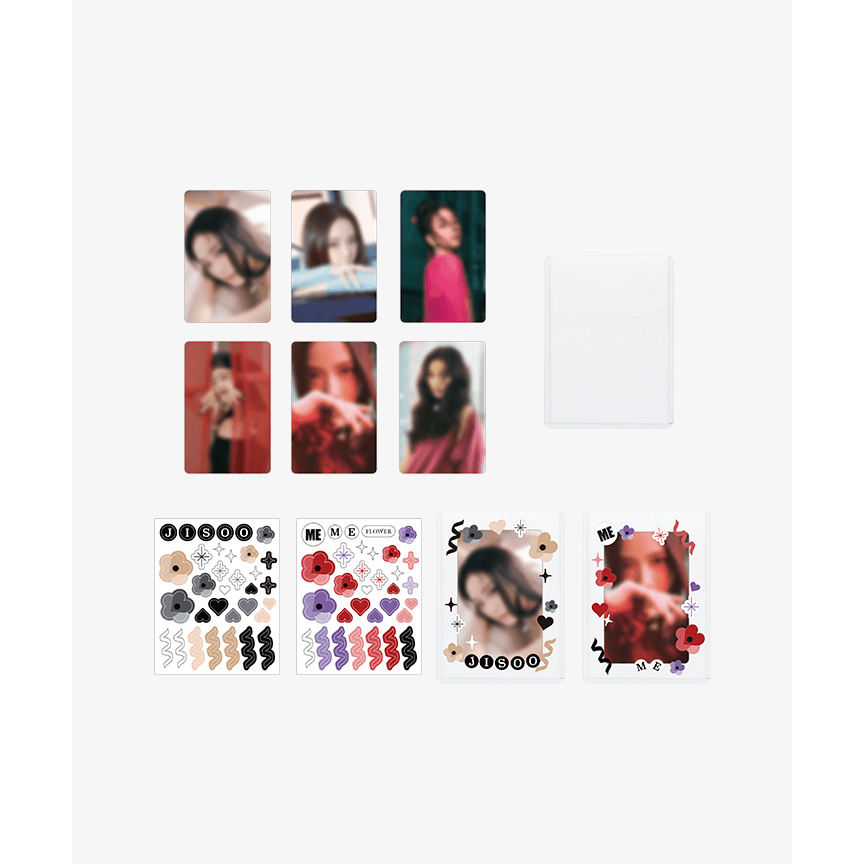 金智秀ME 现货官方正版明信片小卡贴纸咕卡周边 BLACKPINK JISOO