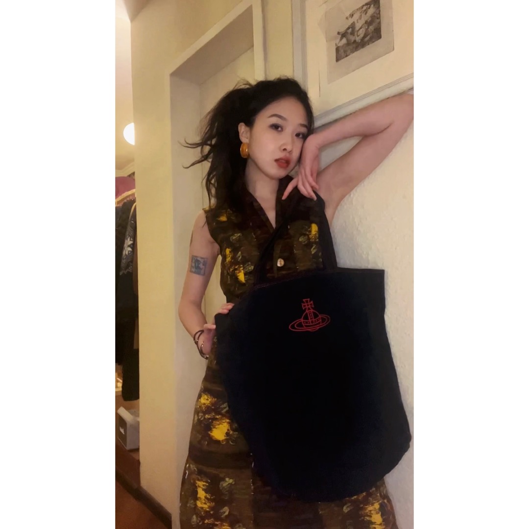 vintage小奖品老钱风千金风连衣裙