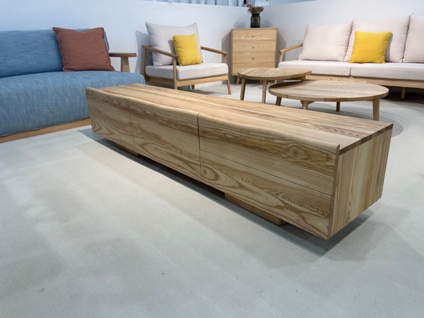 北美进口白蜡木电视柜