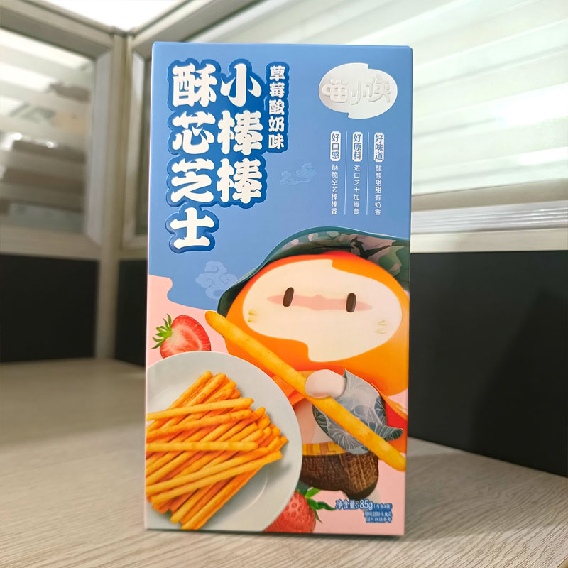 喵小侠酥芯芝士小棒棒  宝宝儿童零食魔法署棒非油炸烘烤工艺85g