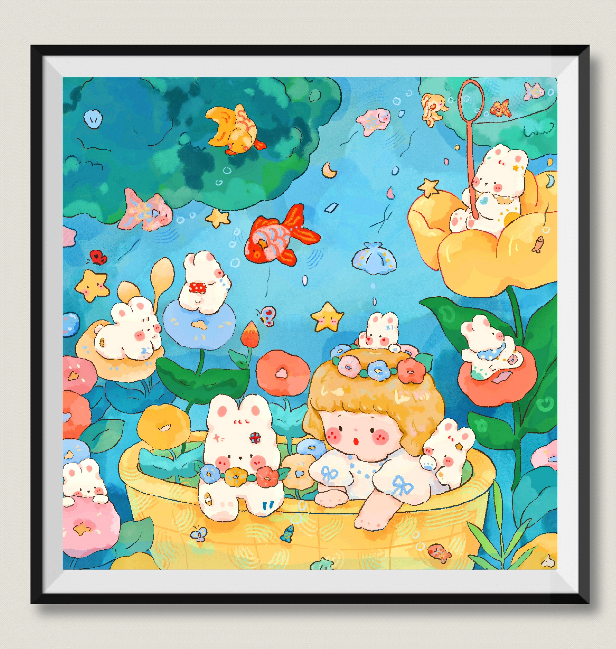 珺禾&小溪漂流65*65金丝布大格四股线十字绣42色【印花清晰】