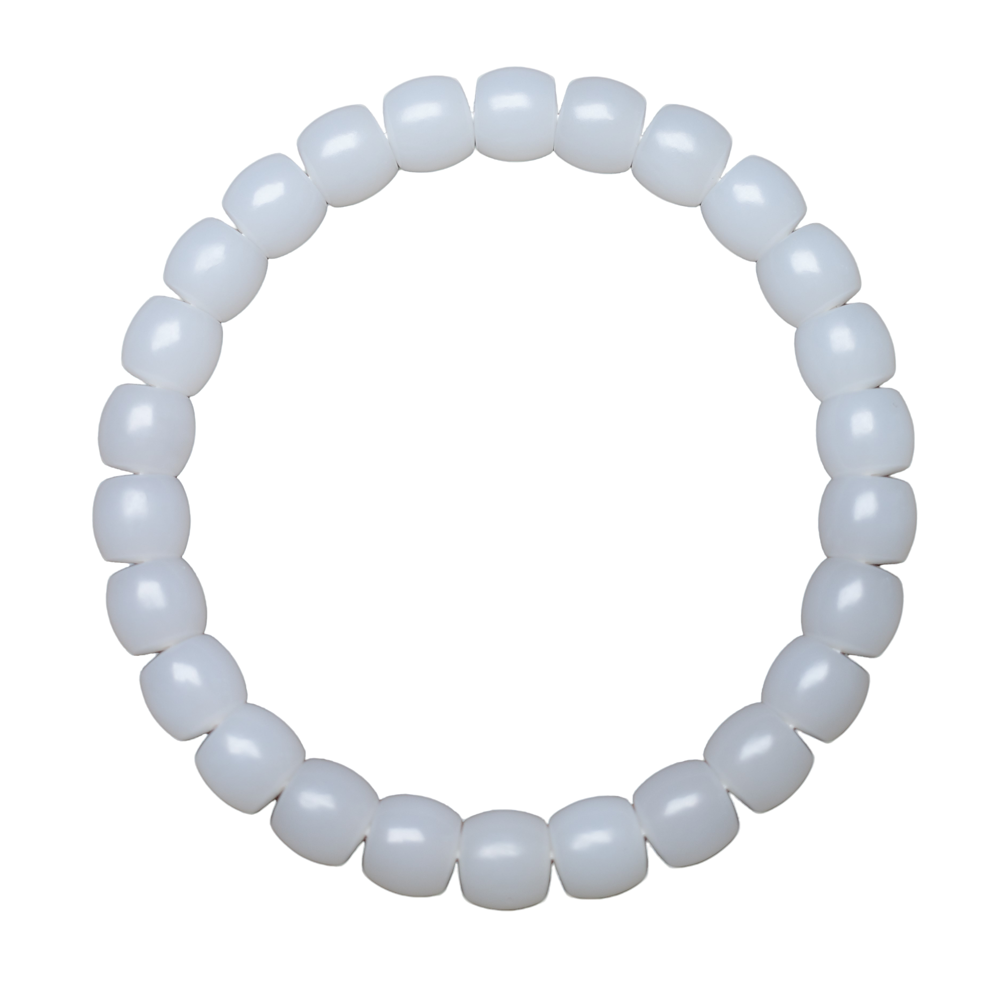 和田玉青白精工直切手串