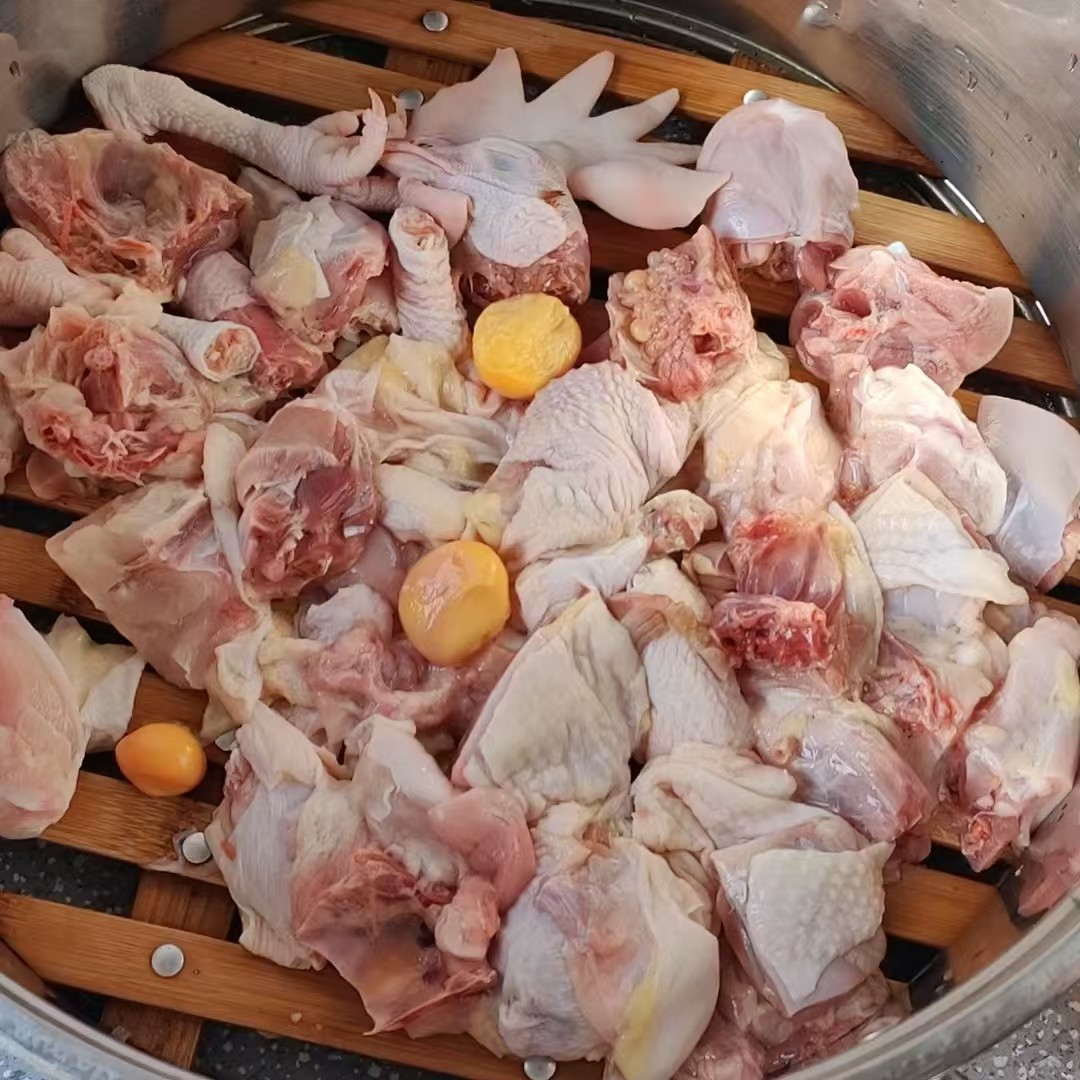 农家土炉炖鸡，老母鸡