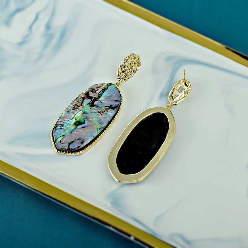 非金属耳饰 A9高端定制手工气质欧美炫彩耳环