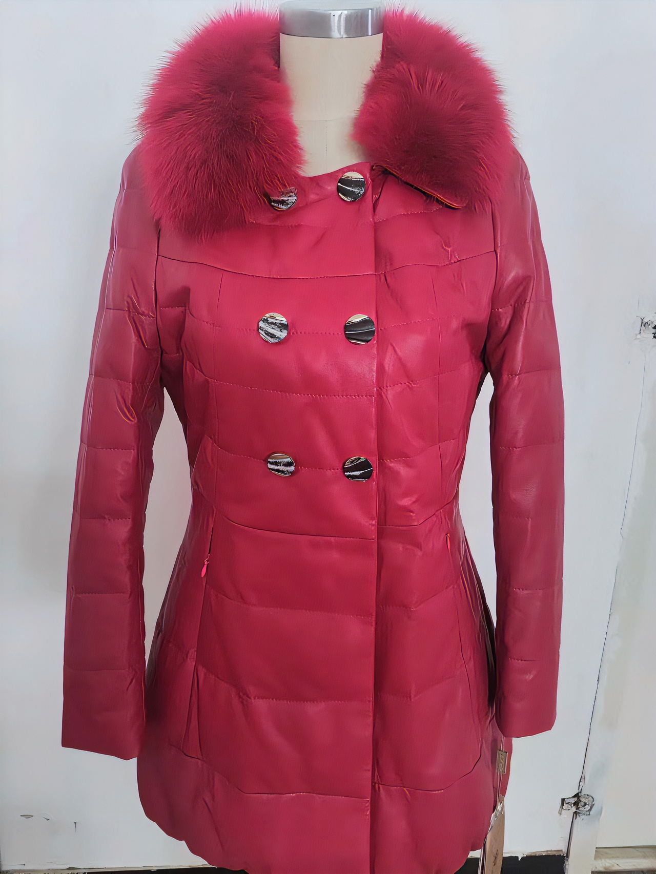 2023经典女装上衣女款女款女款修身保暖秋冬厚外套时尚女士收腰