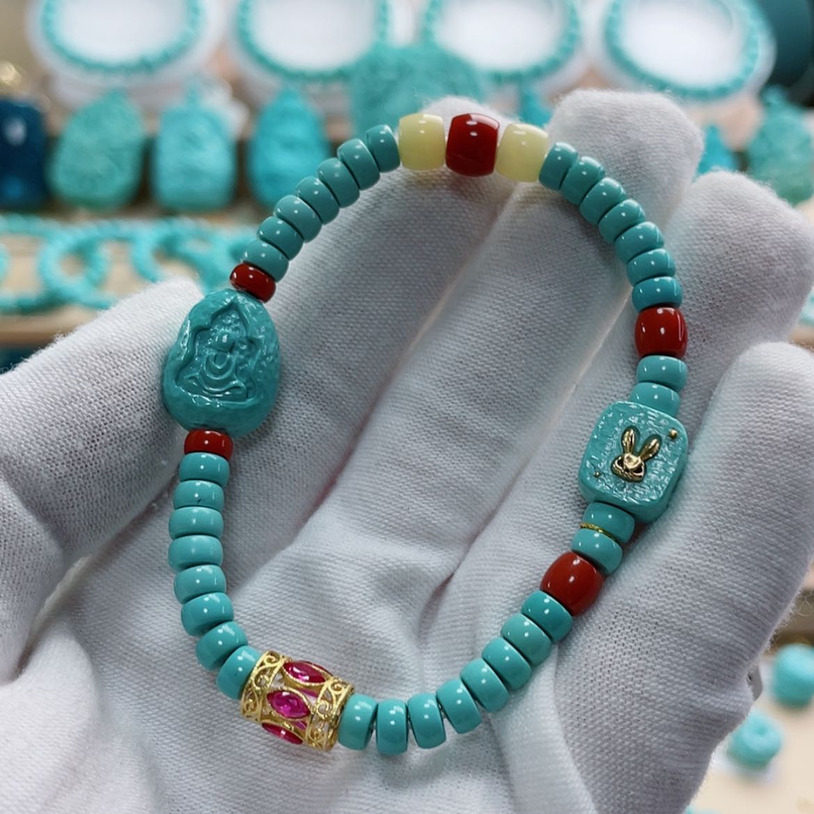 【闪购商品】绿松石珠宝奇石未镶嵌