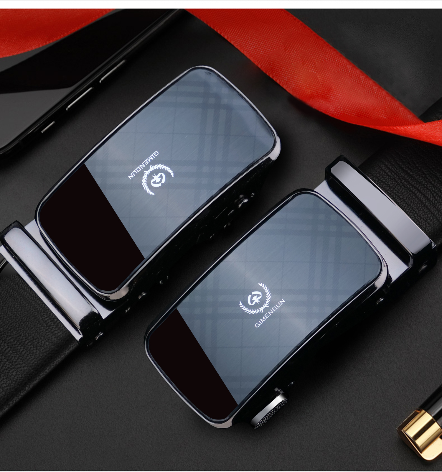 真牛皮皮带男款真皮自动扣裤腰带男士年轻人商务潮流时尚高档韩版