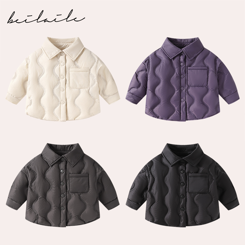 【衬衫羽绒外套 葫芦羽绒3.0 小乐妈】婴儿羽绒拜年秋冬白鸭绒AM