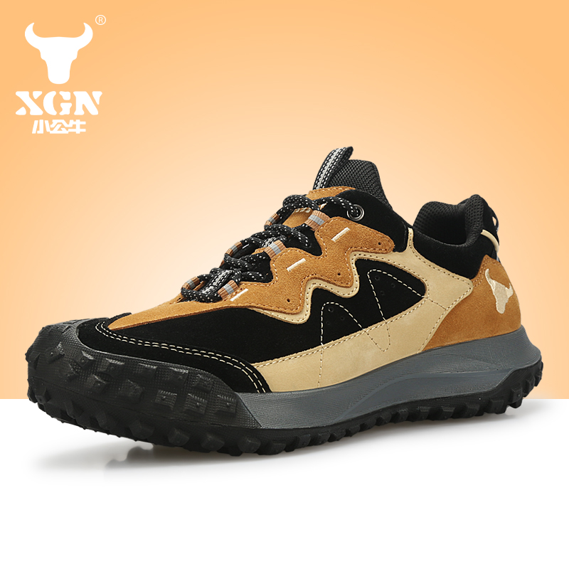 XGN小公牛猎豹男徒步鞋户外时尚潮流轻便秋冬冬季耐磨潮鞋潮鞋