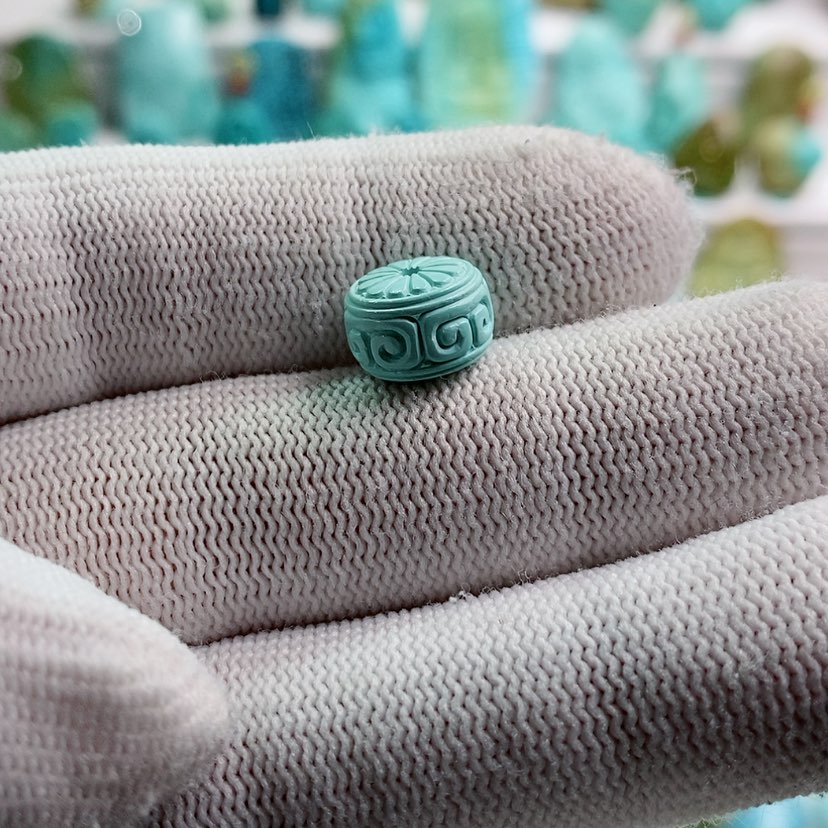 【闪购商品】绿松石绿松石未镶嵌金*兽绿松石