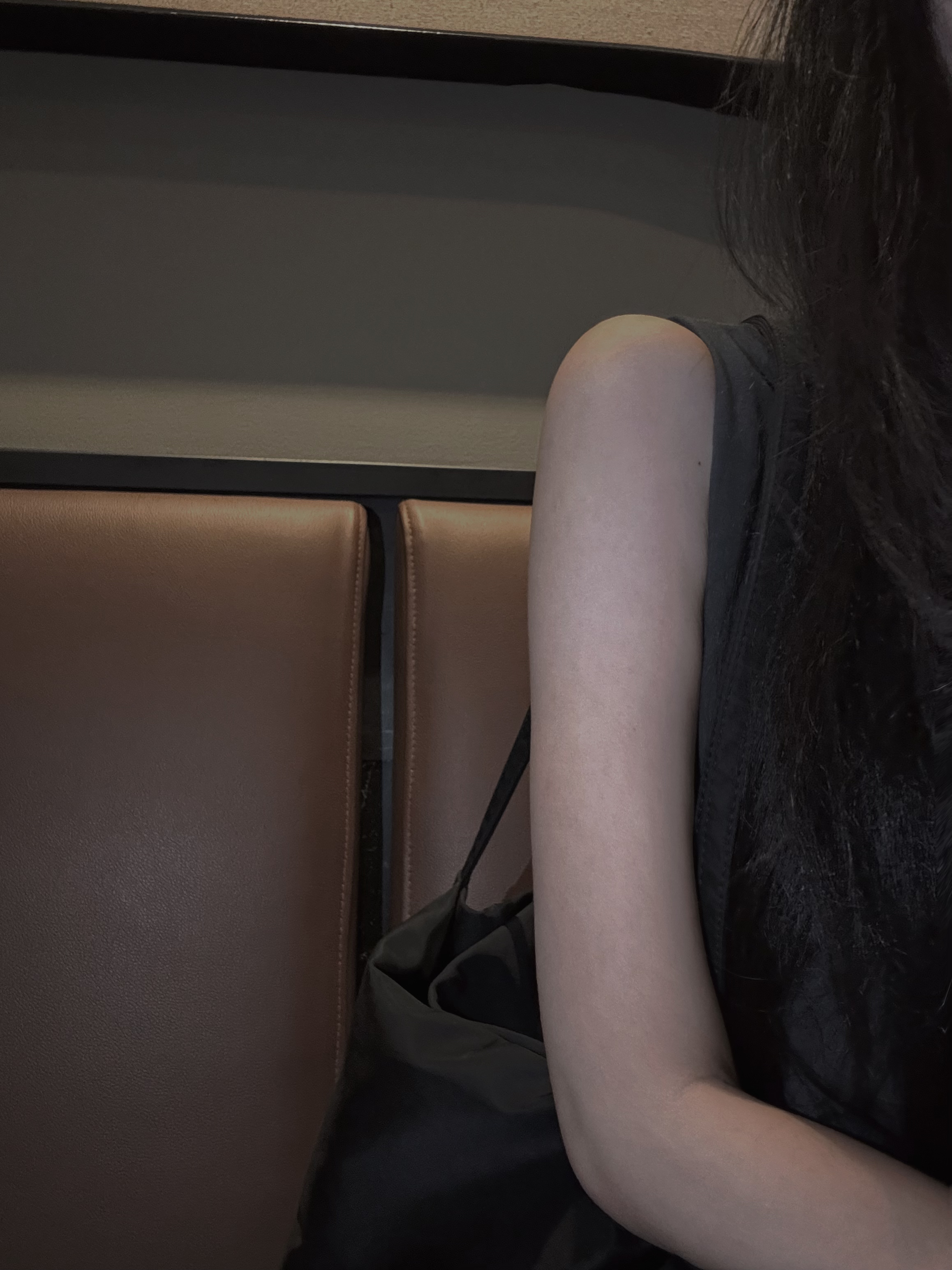 SanLiangMo 口碑系列 极简风格托特包显瘦百搭黑色小众腋下包