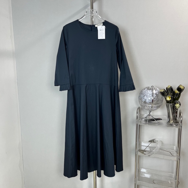 99新 MaxMara maxmara 深蓝色 连衣裙 98新 38码 A1917