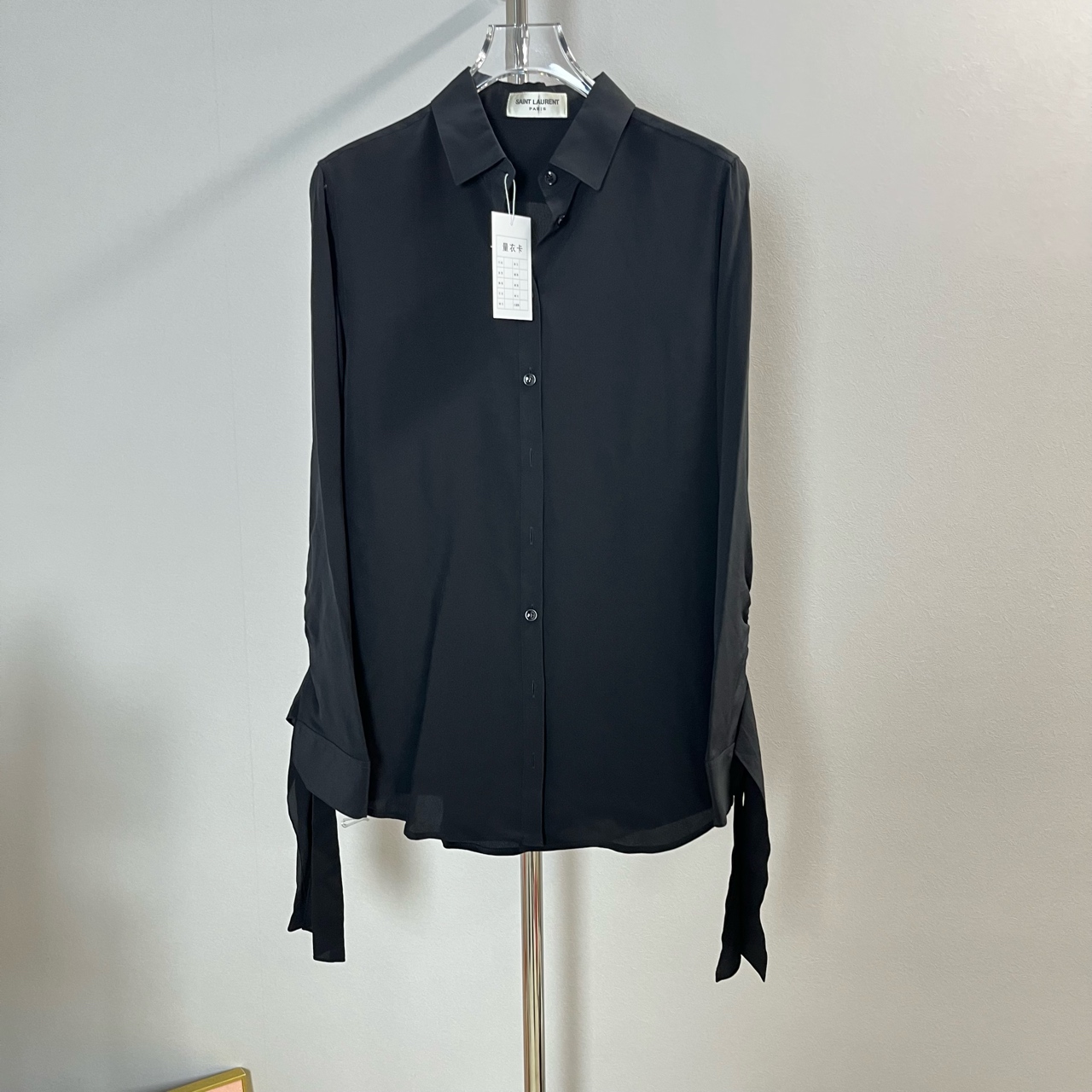 99新 YSL/圣罗兰 YSL  黑色  衬衫  99新  38码  A1698