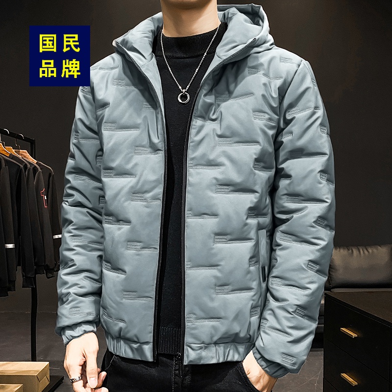 【小杨直播推荐】抗寒保暖男士棉衣冬季新款时尚百搭御寒连帽棉服运