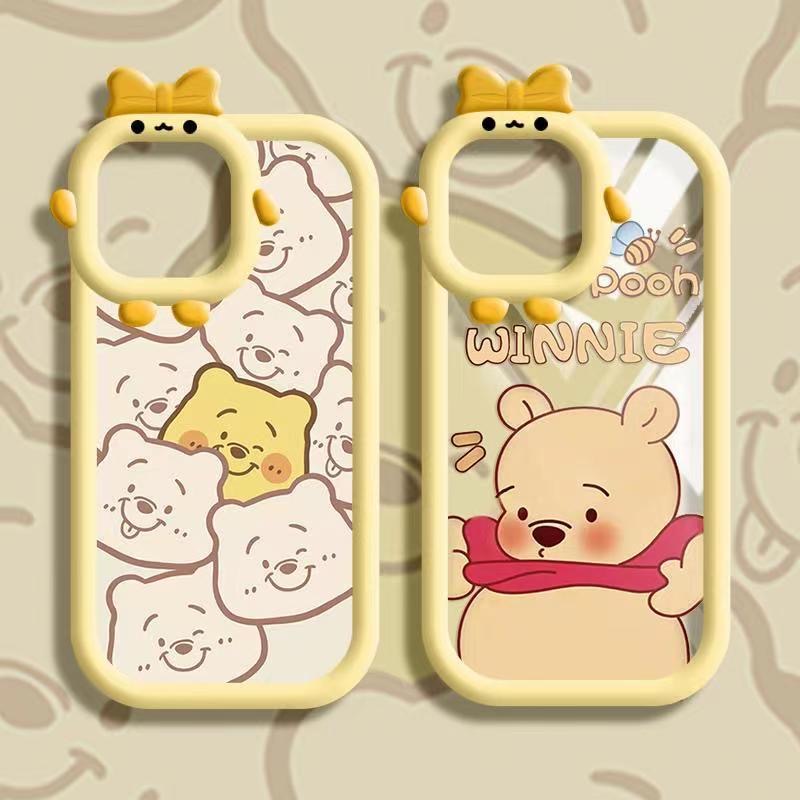 维尼熊头适用iphone13/14手机壳苹果15pro/12/11华为oppo小米vivo