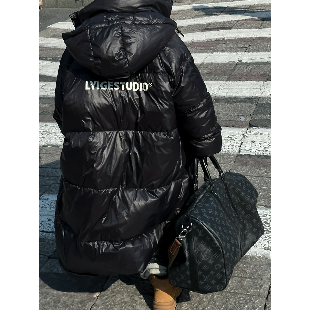 男童过膝羽绒服2024冬季新国标90白鸭绒帽子可拆羽绒外套