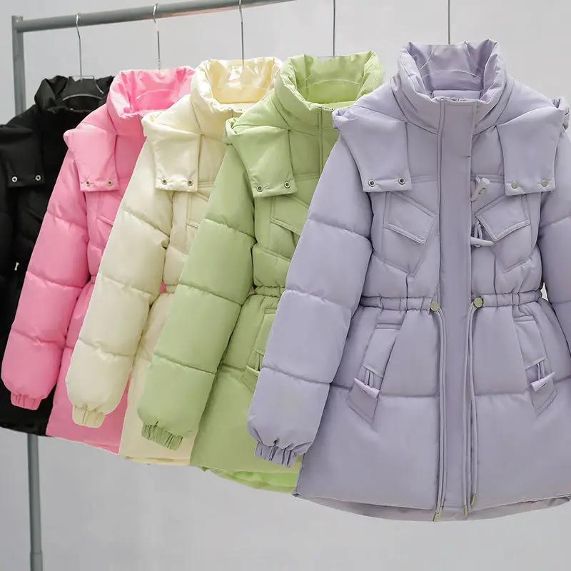 羽绒服女中长款2023新款冬季爆款羽绒服服韩版时尚宽松洋气羽