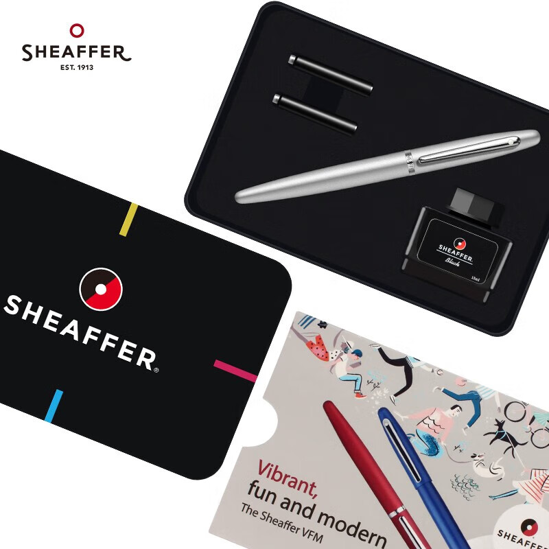 犀飞利（sheaffer） 钢笔 VFM系列 商务办公书法练字文具墨水礼盒