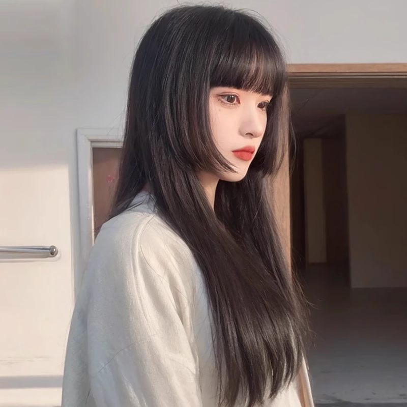 假发女长发公主切日系水母头仿真发全真人发姬发假发套女款全头套