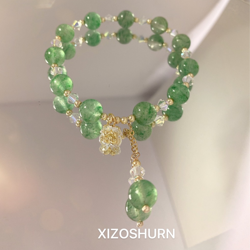 【喜兆祥XIZOSHURN】草莓晶手串