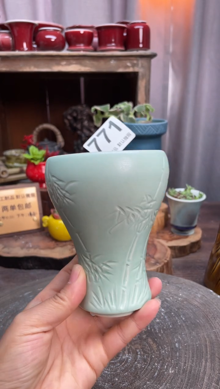 【闪购商品】摆件771知木小芳花盆