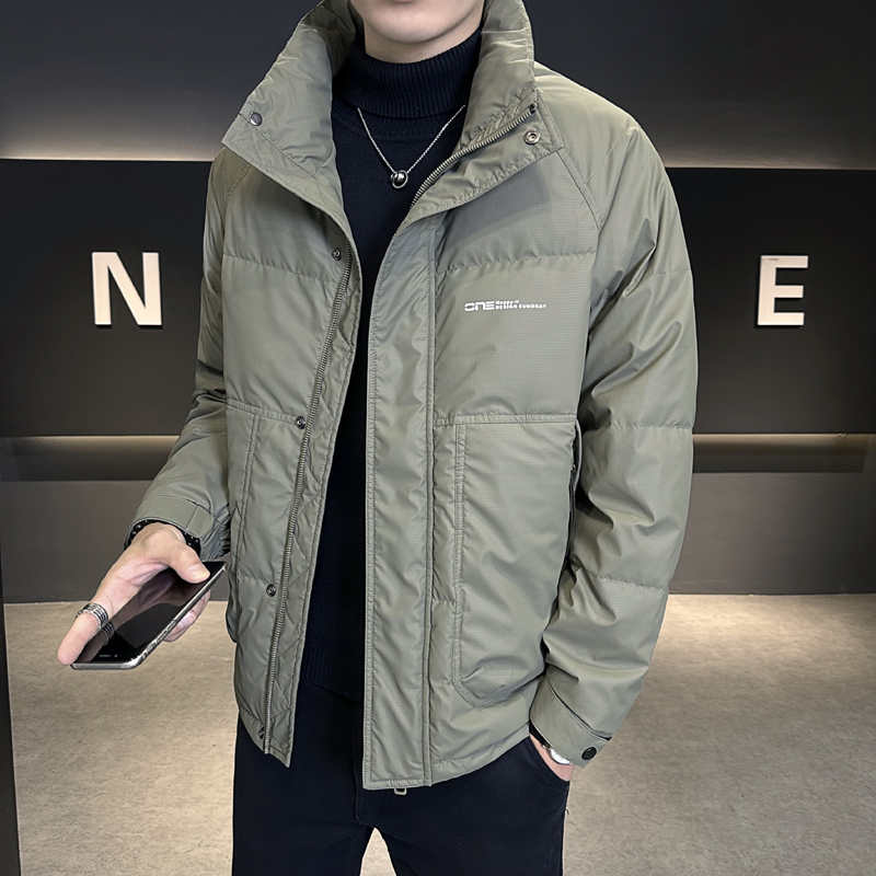 TUCANO/啄木鳥羽绒服冬季男士休闲简约款纯色男士白鸭绒防风保暖