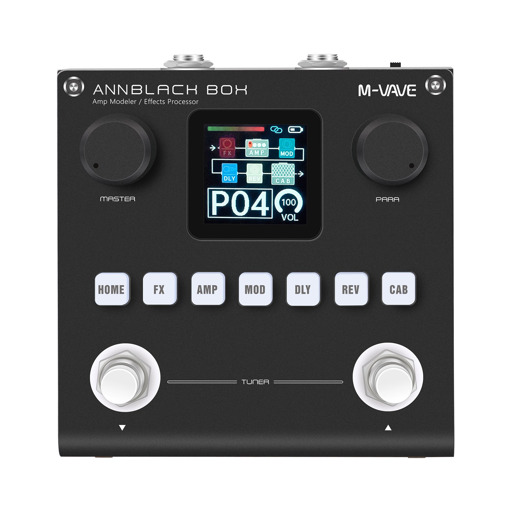 Ann blackbox多功能电吉他贝斯综合效果器