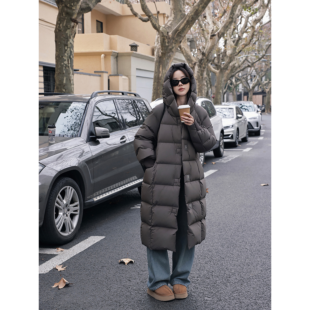 张贝贝 【省钱风】老钱BV风 无胆防绒 轻暖针织袖口羽绒服