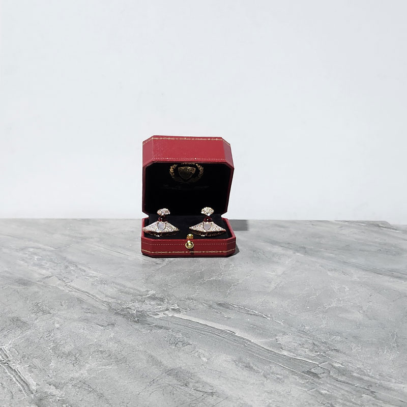 合金耳饰 【香港帝豪85566】欧美高端2024女神时尚百搭耳钉