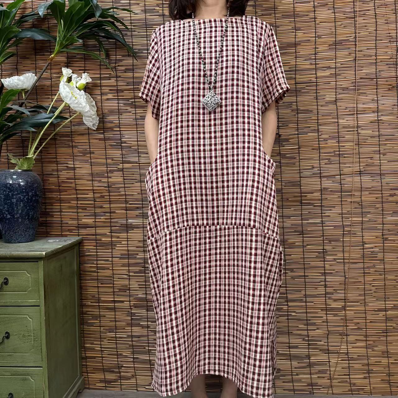 2868新款春夏遮肉显瘦洋气减龄连衣裙QZ