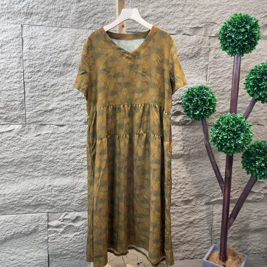 4765新款夏季优雅气质减龄连衣裙QZ