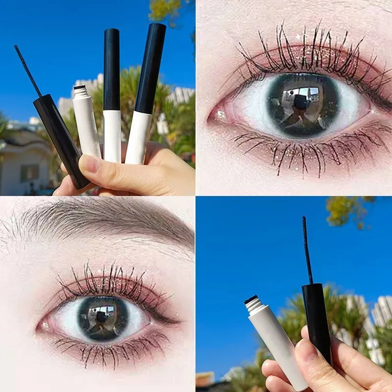 网红款学生超火极细刷头拉长防水不晕染纤长卷翘浓密双眼个护工具