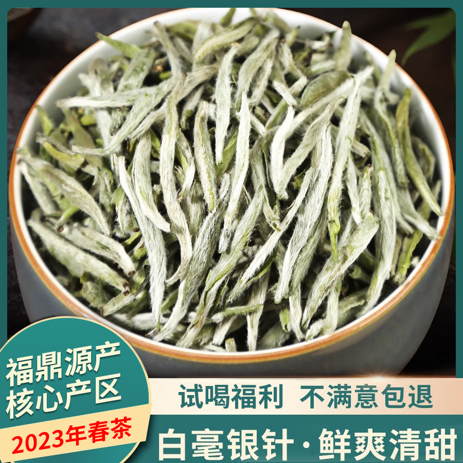 福建头采福鼎白茶 明前白毫银针遍批白毫花香水甜耐泡 核心原产地