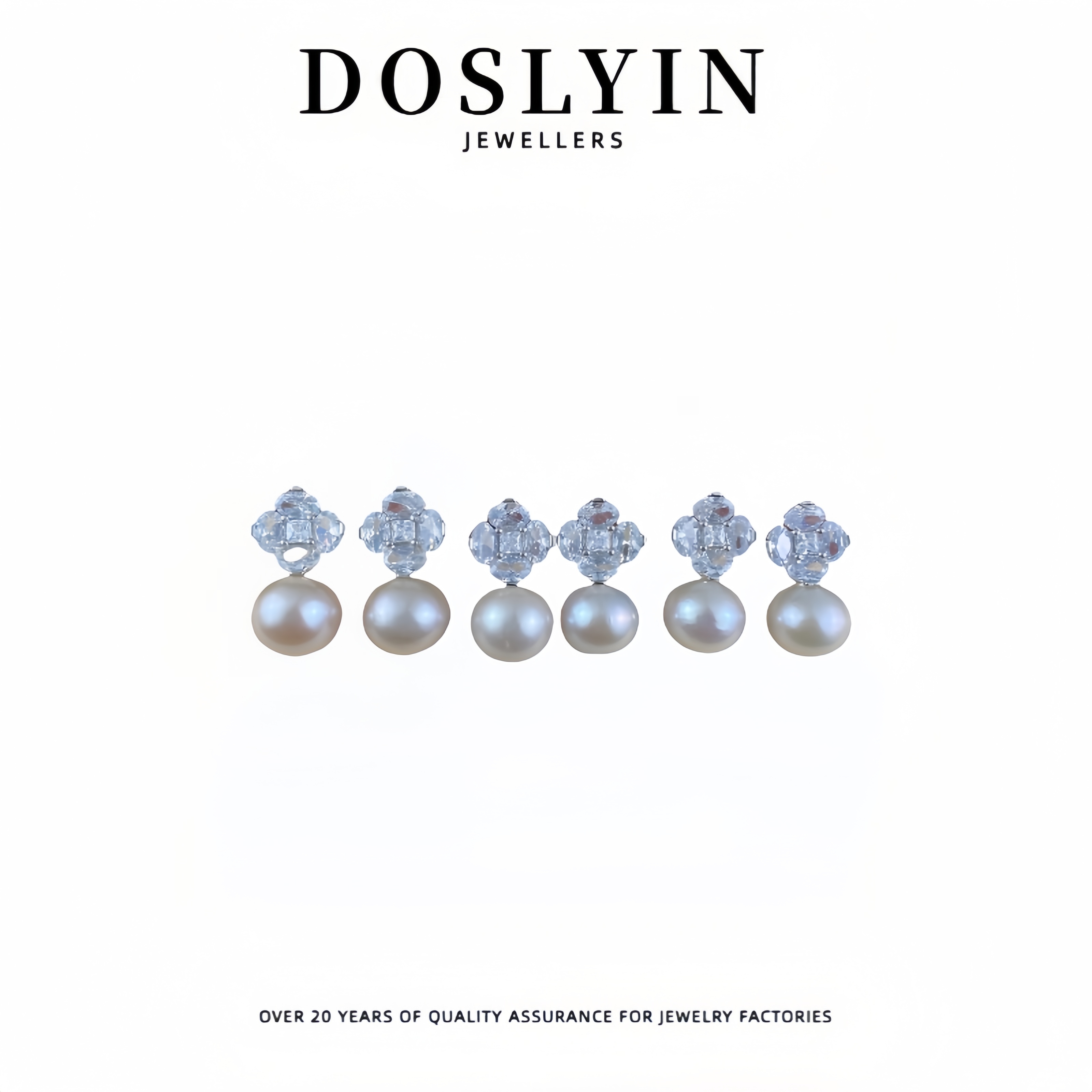 【Z166】银色珍珠款银针耳钉气质百搭高级感耳环 多样性发一