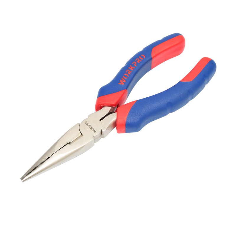 万克宝Workpro/W031001/W031002/双色套柄尖嘴钳坚固耐用使用舒适