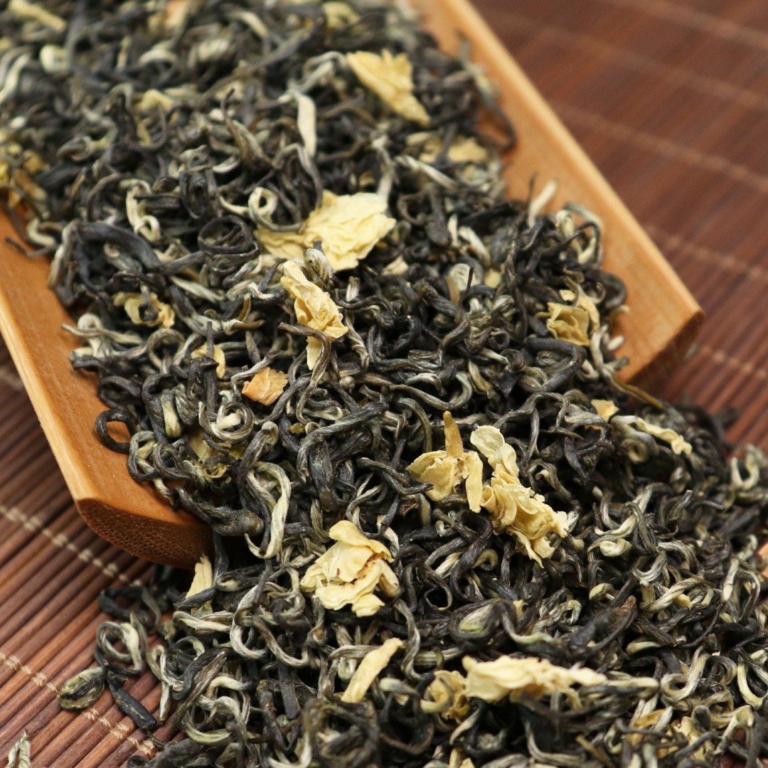 茉莉飘雪 ②小鹿收茶茉莉绿茶 横县茉莉花