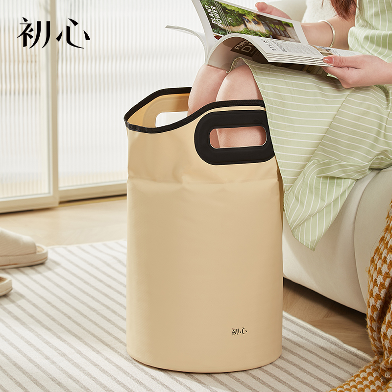 初心初心泡脚桶保温洗脚桶过小腿家用足浴桶便捷式可折叠泡脚袋