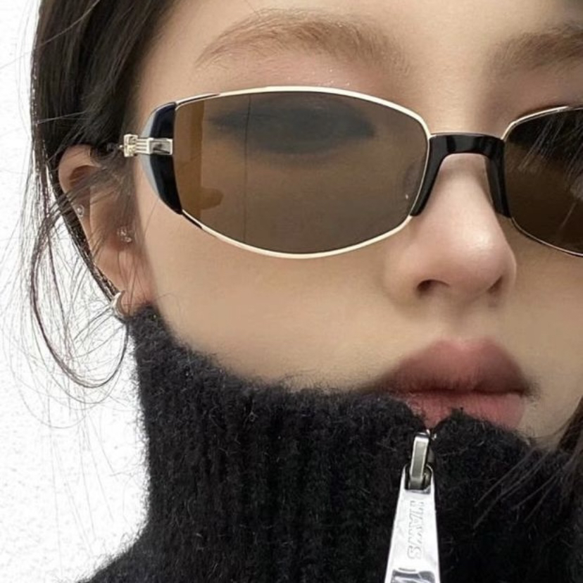 【辣子专属】复古小棕镜镜椭圆猫眼高级感墨镜