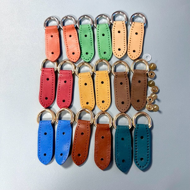 手工diy编织包包配件羊皮牛皮搭扣包扣包侧耳手缝挂钩包耳