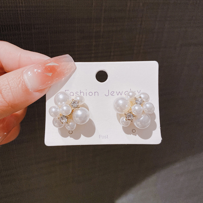 合金耳饰 韩式气质小众设计感耳环女耳饰高级感耳钉24年新款推荐