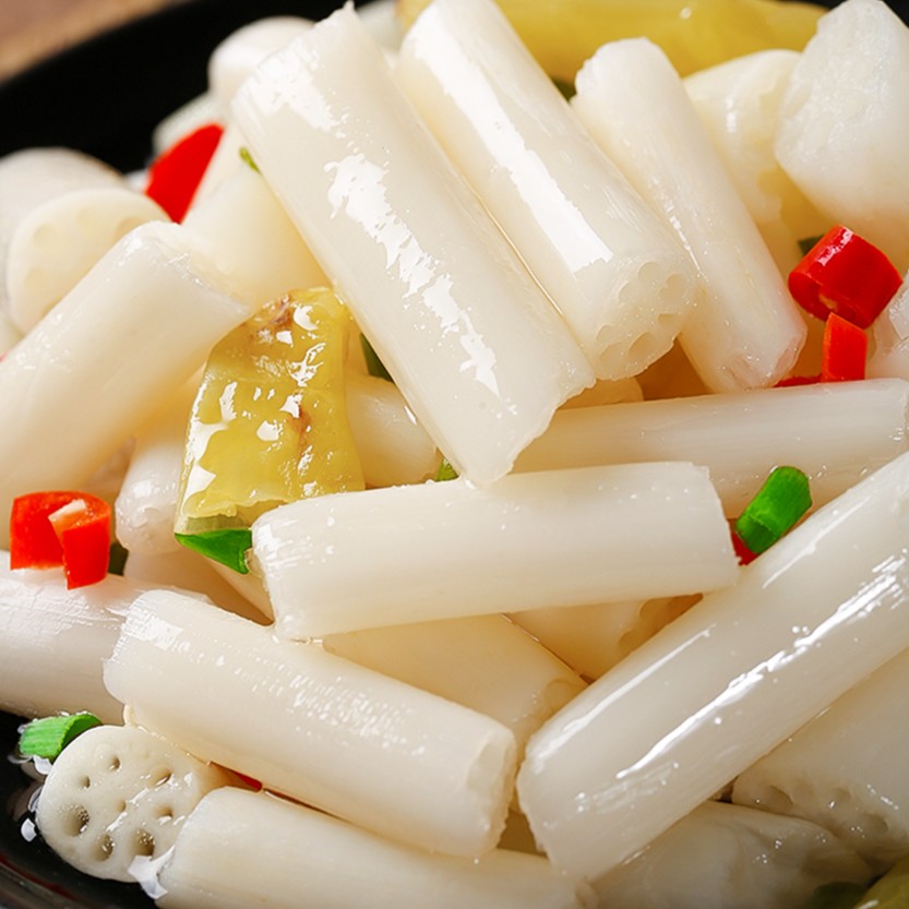【洪湖藕带】400g洪湖农家泡藕带开袋即食酸辣味开味泡菜湖北特产