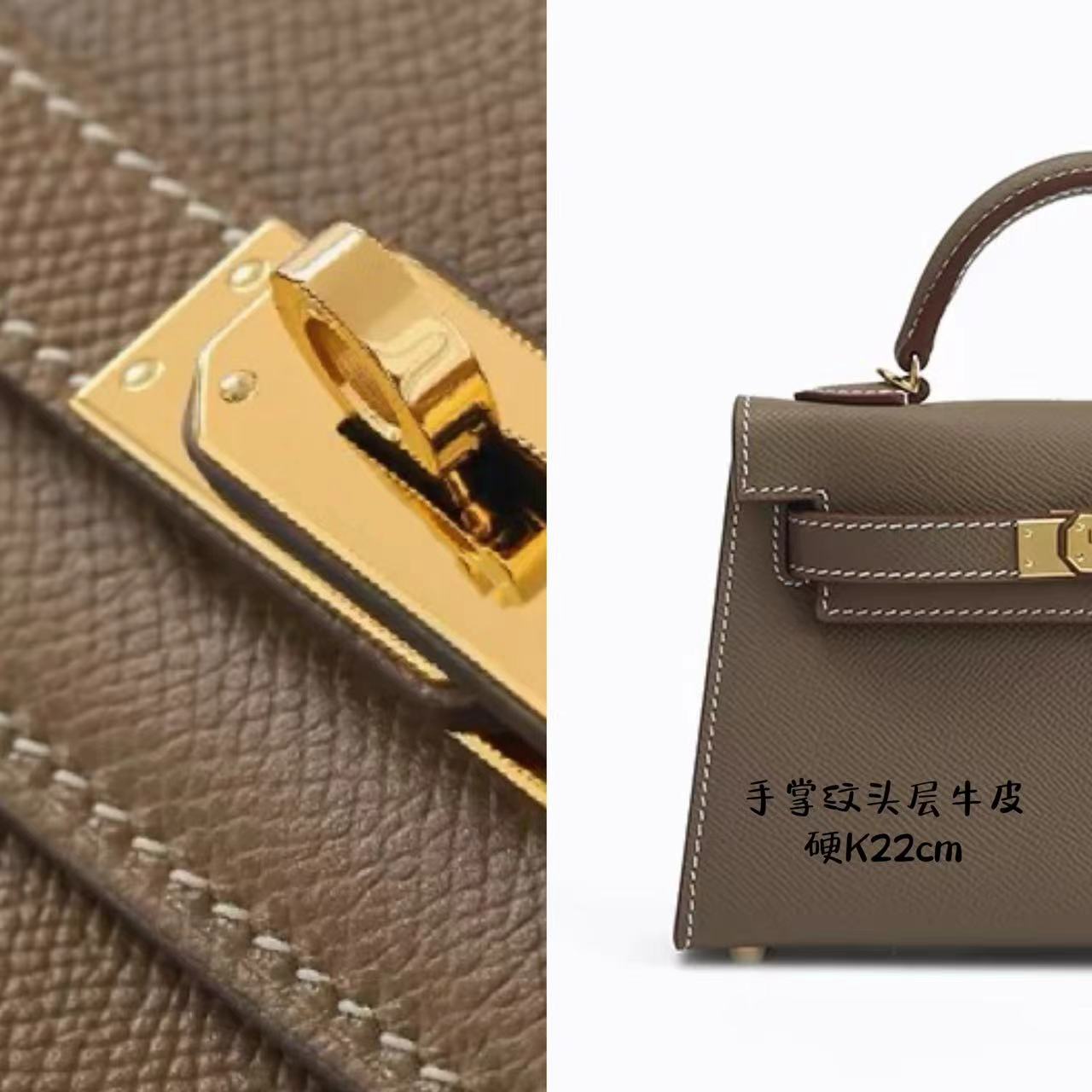 [广奢 1]头层牛皮硬凯高级经典百搭通勤逛街手拎斜挎单肩包轻奢