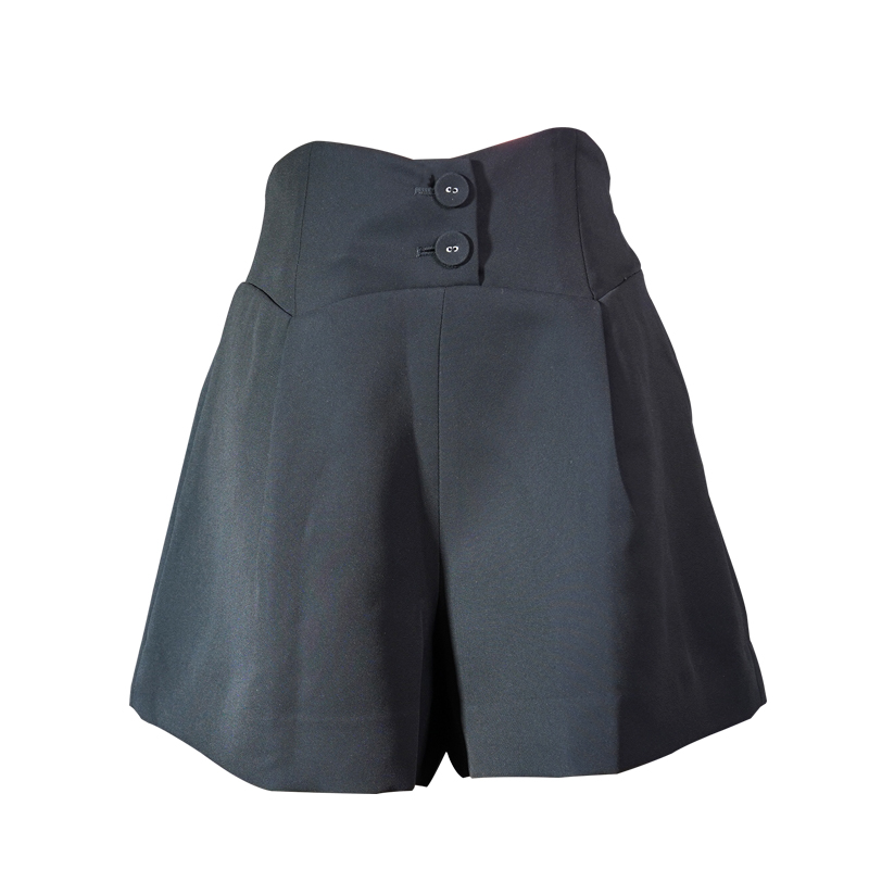 【L.D高定私服】夏季高腰两扣短裤简约减龄显瘦百搭裤子K0041