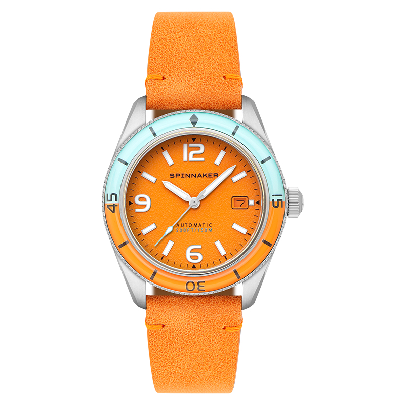 SPINNAKER【达人专属】三角帆潜水男士夜光自动机械手表SP-5055-0F