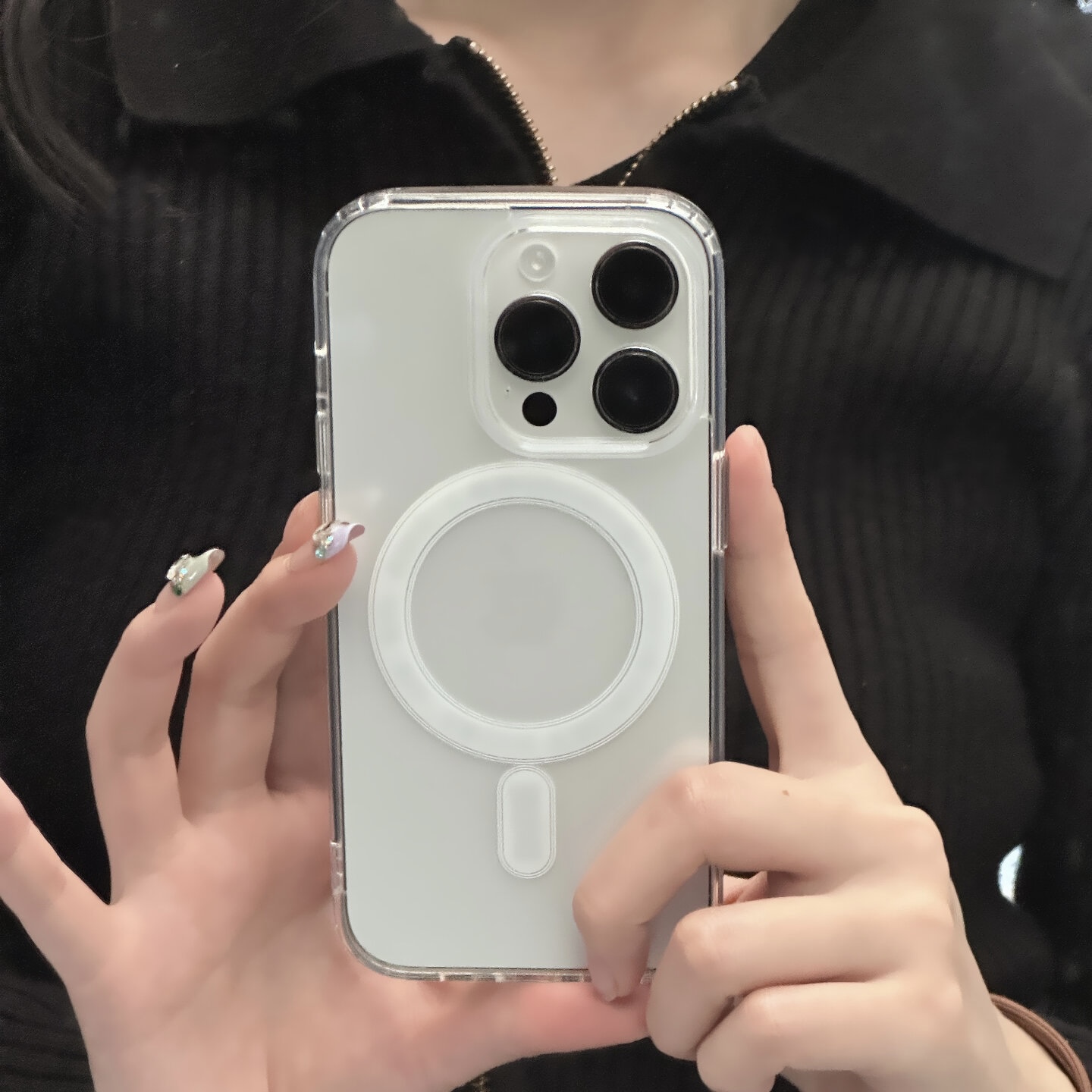 高透磁吸适用苹果17air/ProMax手机壳包边裸机iPhone16充电保护套