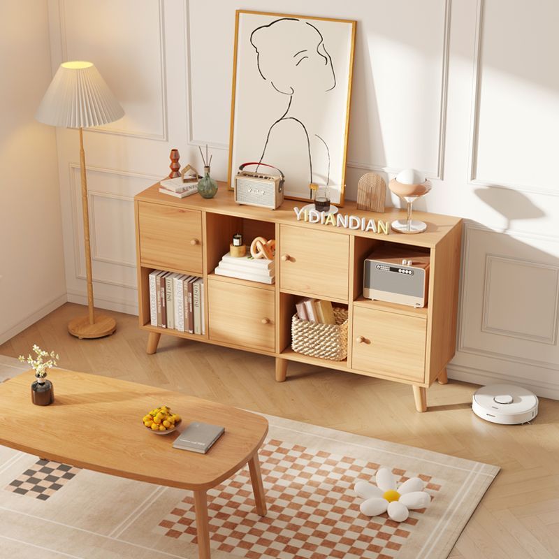 书柜置物柜矮柜子储物柜展示柜收纳柜一体客厅靠墙书架落地家用