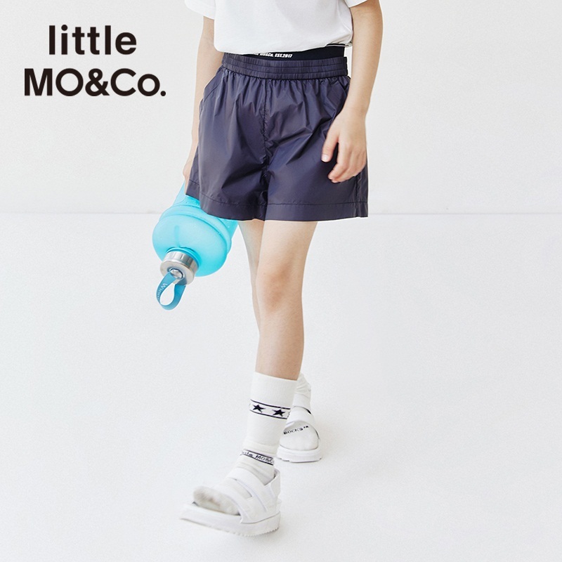 领券两位数-【LittleMoco】童装透气防晒凉感中腰休闲女#KBB2SOT005